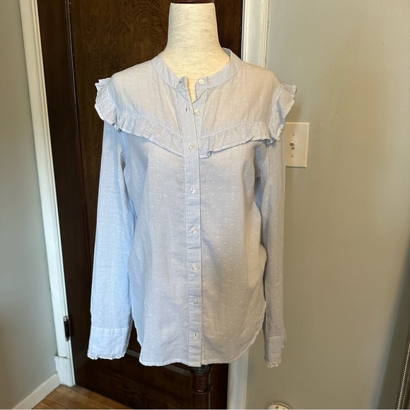Primark Atmosphere Ruffle Button Down Shirt - Picture 2 of 5